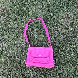 Pink coach purse
